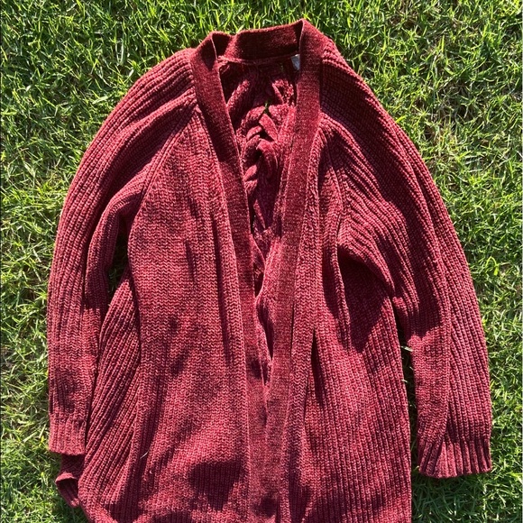Pink Rose Knitted Cardigan - Picture 1 of 2